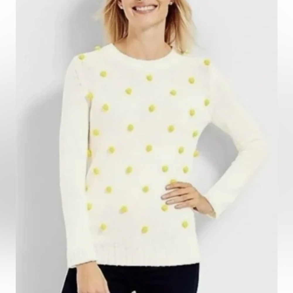 Talbots Pom Pom Sweater
